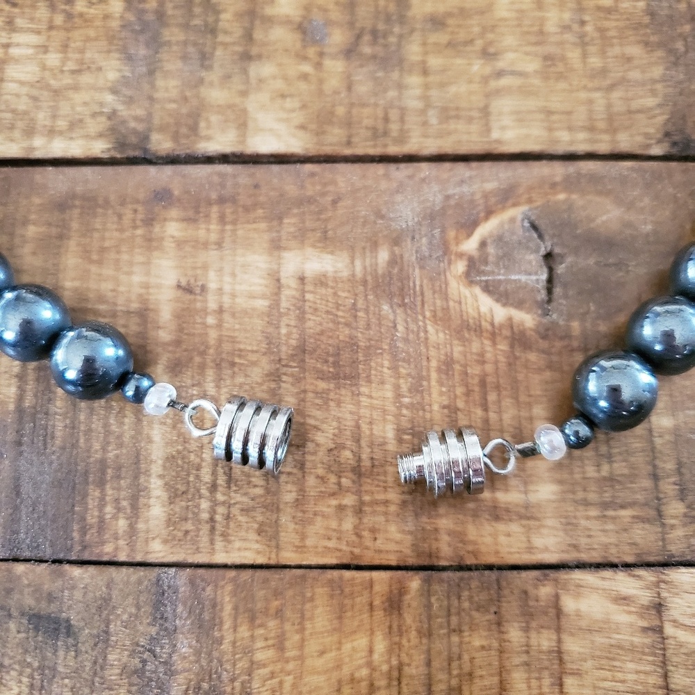🇺🇸Hematite Gemstone Necklace - Picture 6 of 6